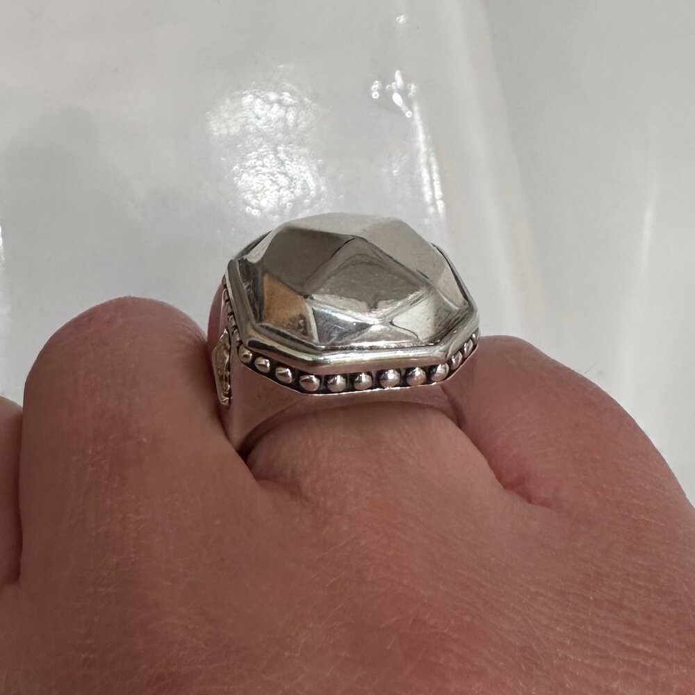 LAGOS Rocks Sterling Silver and 18K ring - Picture 2 of 11